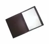 Leather menu covers restaurant / menu holders / food menu cover on hot sale