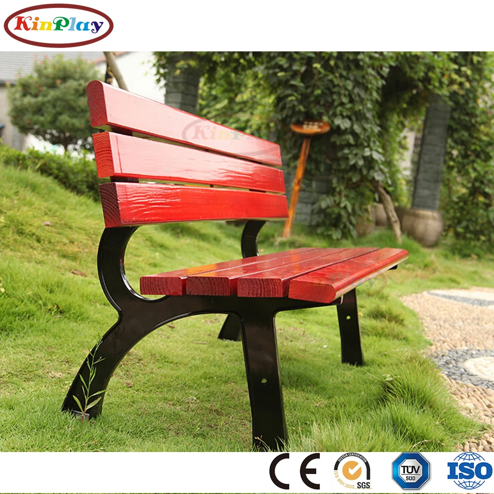 KINPLAY brand high quality modern outdoor bench park wooden bench chair