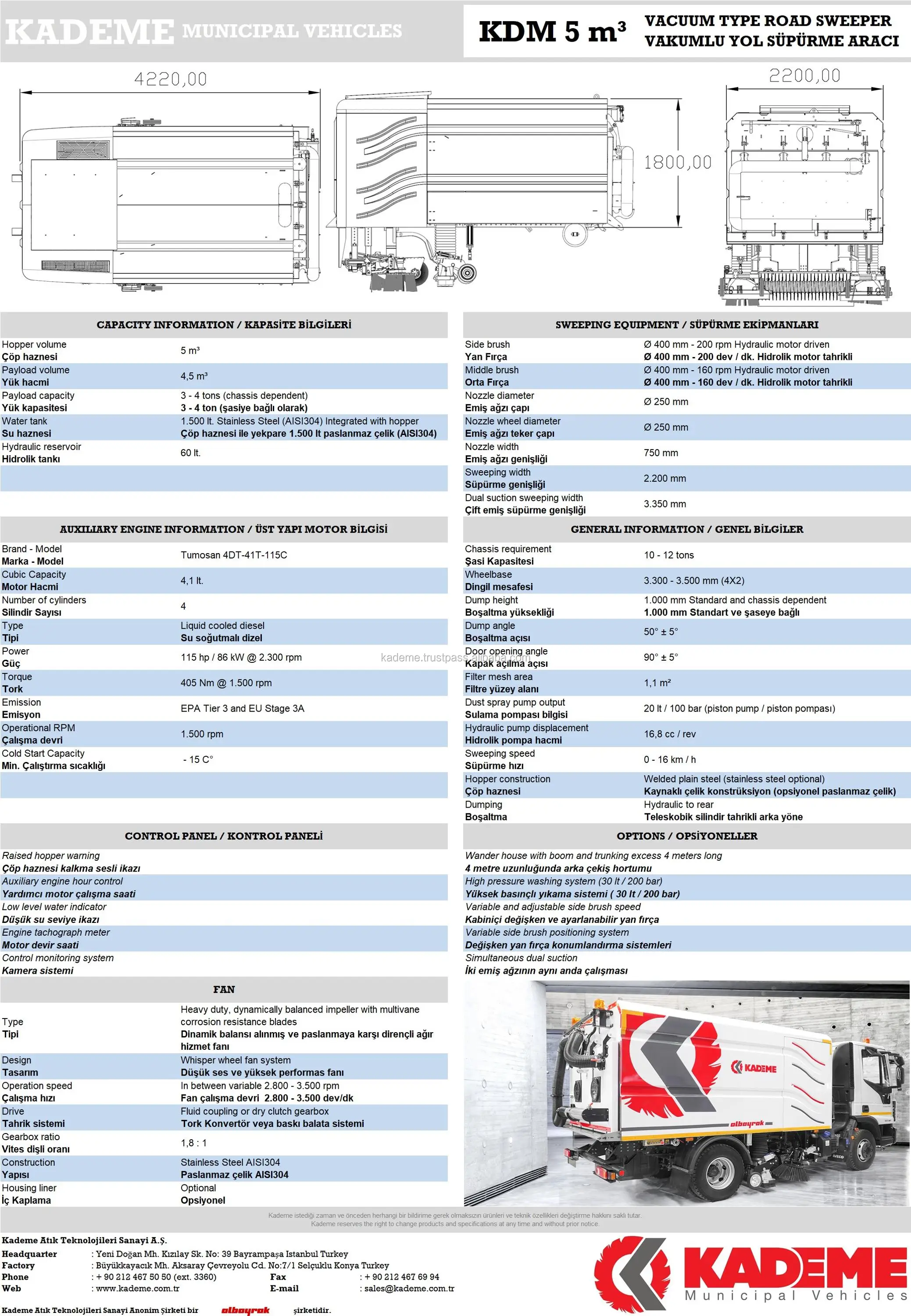 sweeper truck road cleaning machine for sale