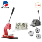 58mm Badge Making Machine + Metal Paper Cutter+500 Plastic Blank Badge Buttons