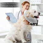 E-collar Collar For Inflatable Collar For Dogs Amazon Customized Core Protective Cone Soft PVC Recovery Pets Cat E-Collar Elizabethan Dog Inflatable Collar For Dogs And Cats