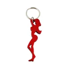 Metal Aluminum Keychain Bottle Opener Shaped Cheap High Quality Aluminum Women Shape Custom Keychain Bottle Opener