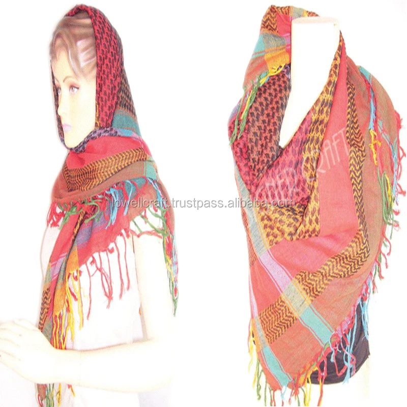 Stylish And Comfortable multicolor shemagh arab scarf