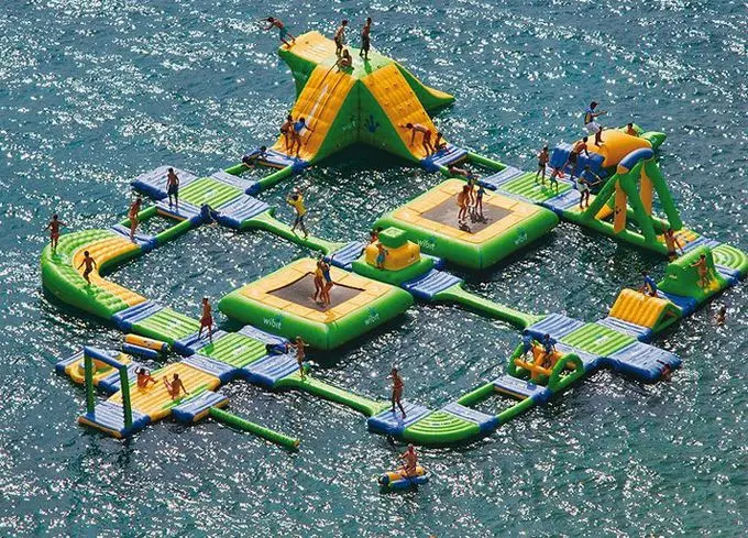 Cheap price Floats Aqua Platform Floating water park equipment