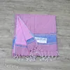 Organic Cotton Hammam Pestemal Turkish Towel Terry Knit Fouta Pareo Towels