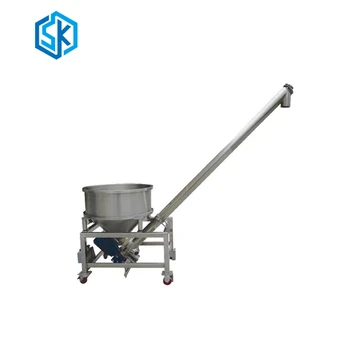 Plastic powder screw auto feeder for mixing machine with low cost high quality