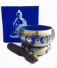Handmade Meditation Tibetan Singing Bowl Prayer Mantra Colored Bowls Set