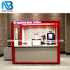 New design customized coffee shop kiosk/outdoor coffee kiosk for sale