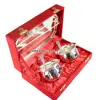 Silver plated handi tie bowl set traditional India wedding gifts for guests
