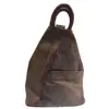 Vintage Genuine Hunter Leather unisex backpack crossbody bag