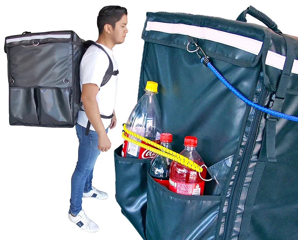 thermal food delivery backpack