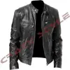 Leather Jacket For Men Black Upper Sheep Skin