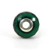 Green tourmaline hydro14x8x3.5mm beautiful gemstone silver core big hole roundel faceted beads semi precious 12.65 cts