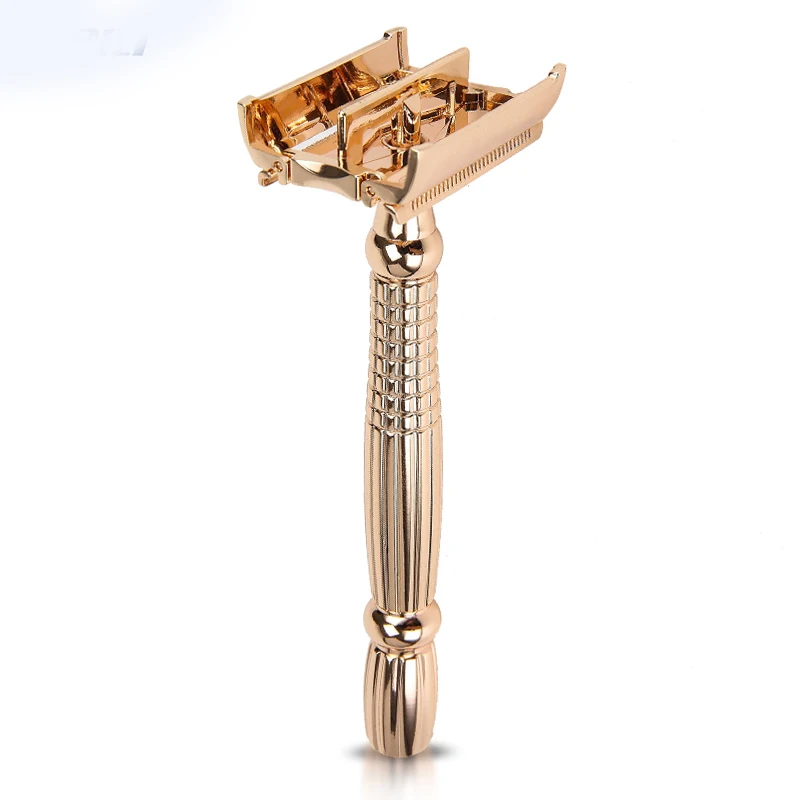 more comfortable long handle butterfly open razor