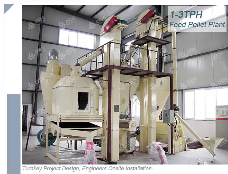 Turnkey project poultry feed plant machinery cattle sheep pig horse feed production machines best poultry feed plant for sale