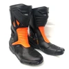 Motorbike Leather Racing Shoes Boots Long Ankle For Mens