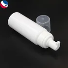 200 Ml Plastic Cosmetics Container Shampoo Boston Round Bottles Plastic Airless Foam Dispenser Pump Bottle