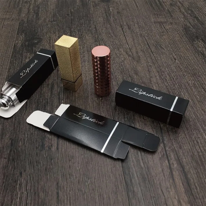 high quality lipgloss tube box lipstick tube paper packaging box