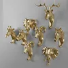 Aluminum multi-functional animal head wall hooks for coat