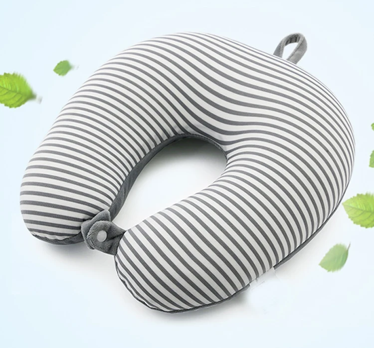 Szplh Microbead U Shaped Travel Pillow Airplane Car Bus Comfort
