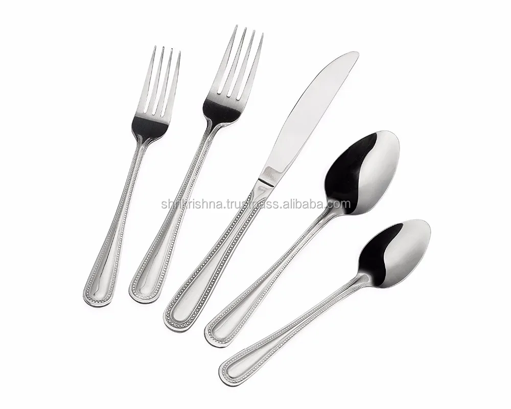 cutlery included dinner spoon fork knife dessert spoon and fork