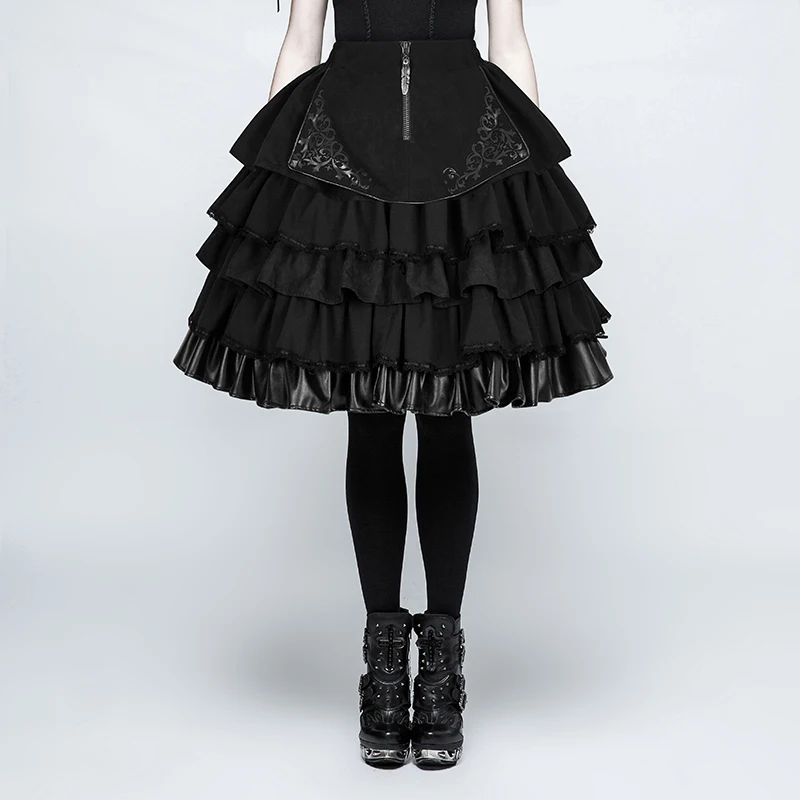 gothic lolita punk skirt