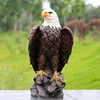 Living Decoration Art Statue Fiberglass Hawk Resin Eagle Sculpture Animal