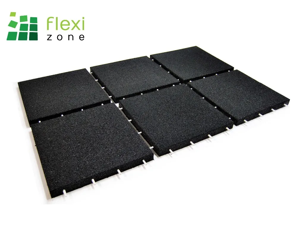 Tuv Certified Flexizone Rubber Playground Tiles Safety Rubber