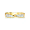 High Quality 0.1 Carat Genuine Diamond 14K Yellow Gold Plated 925 Sterling Silver Jewelry Engagement Wedding Ring for Men