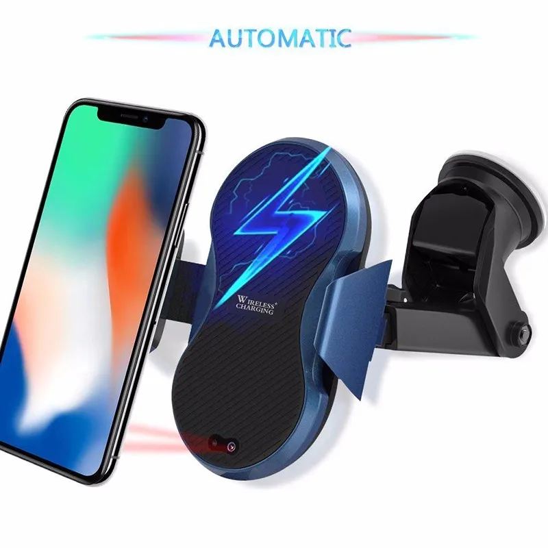 High Quality 360 Degree Rotate Fast Qi Wireless Charger Car Mount C8 Wireless Car Charger, Black
High Quality 360 Degree Rotate Fast Qi Wireless Charger Car Mount C8 Wireless Car Charger, Black