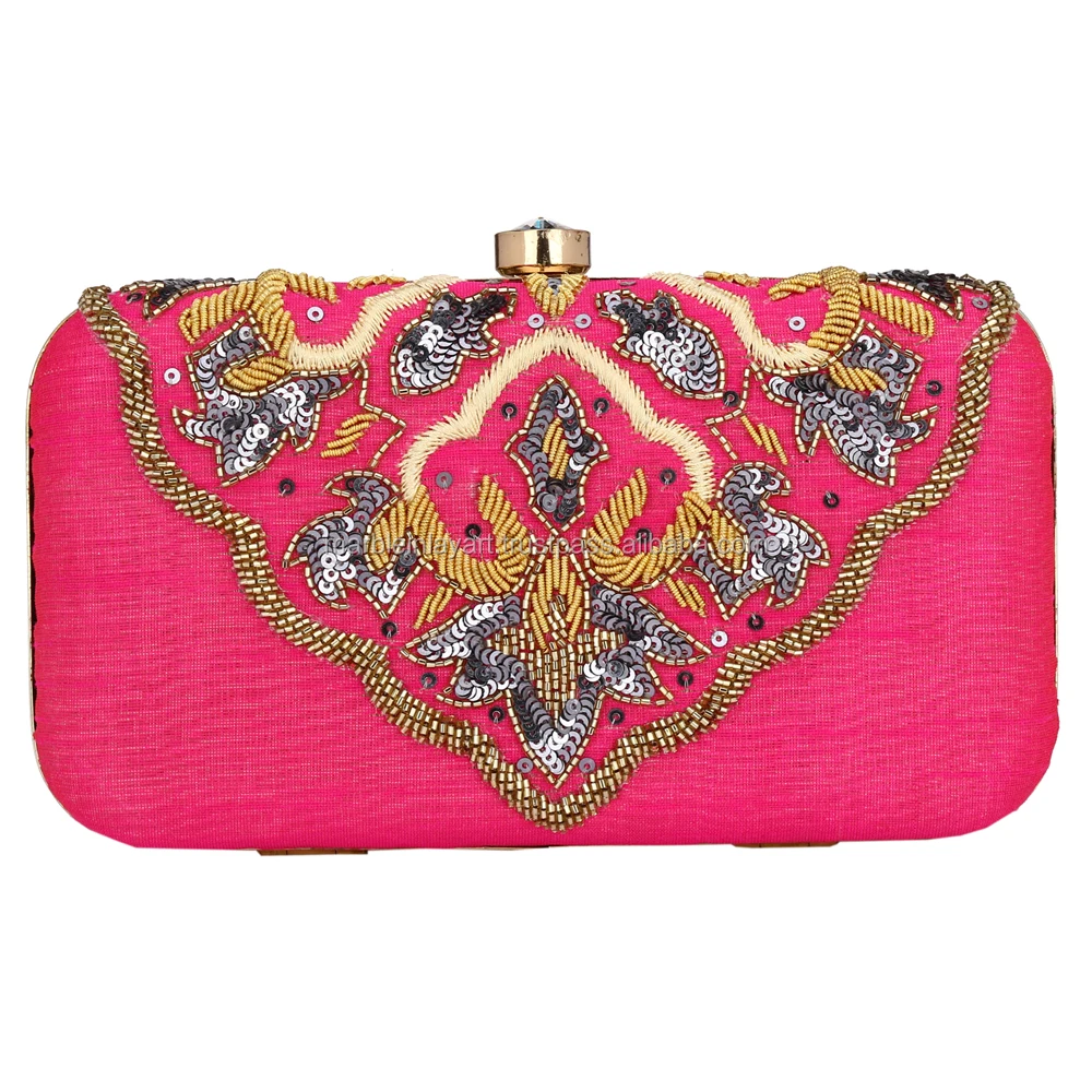 Royal Embroidery Clutch Purse