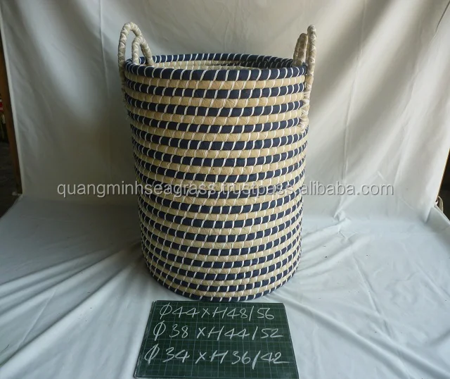 laundry basket straw blanket basket wicker hamper basket made in