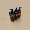 customized clear acrylic hotel products set -Soap holder-towel display-body wash bottle with brand logo