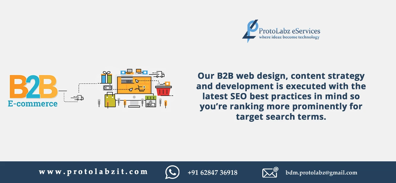 b2b e-commerce websites in india by protolabz eservices
