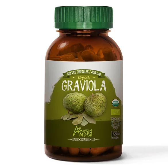 À haute Valeur Nutritive Graviola Organique Capsules pour L'industrie Pharmaceutique