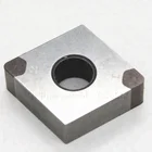 Customized CBN tip Wiper Insert PCBN blank metal lathe cutting tools for steel iron processing