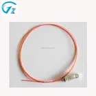 Telecom Level OEM Fiber Optic SC / UPC Duplex Multimode 0.9mm Diameter LSZH Jacket Pigtail