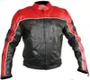 Red Black Motorcycle Sport Leather Biker Jacket Motorbike Racing Leather Jacket