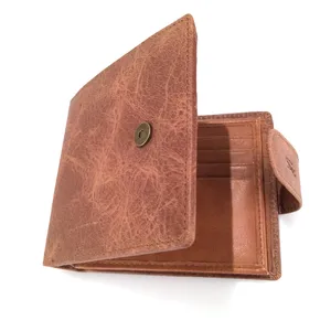 2017 new arrival premium business gift set leather wallet with