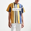 soft cotton tshirts best print on demand custom vertical striped t shirts