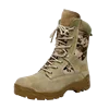 Military Army Combat Boots Suede Leather Camouflage Fabric Tactical Desert Boots