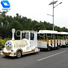Interesting park rides equipment electric trackless train land train for sale