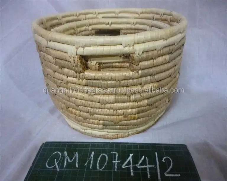 competitive price wicker laundry basket hot seagrass food basket