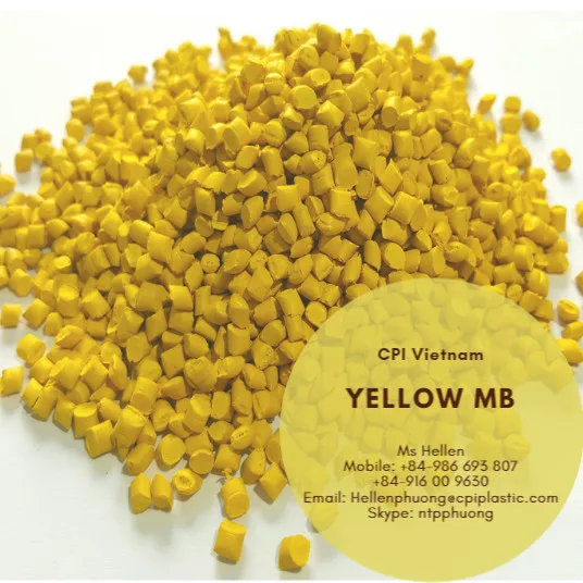 Vietnam Yellow Color Masterbatch plastic raw materials - Direct supply