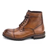 Custom hand made men dress shoes genuine leather 100 % original Italian long leather shoes