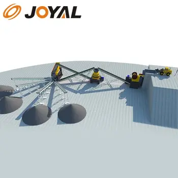 JOYAlL good quality Black Stone Concrete aggregate crusher plant , fixed crushing plant