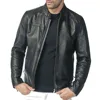 Chaqueta de cuero hombre chico hombre most fashion mens leather jacket with fur collar