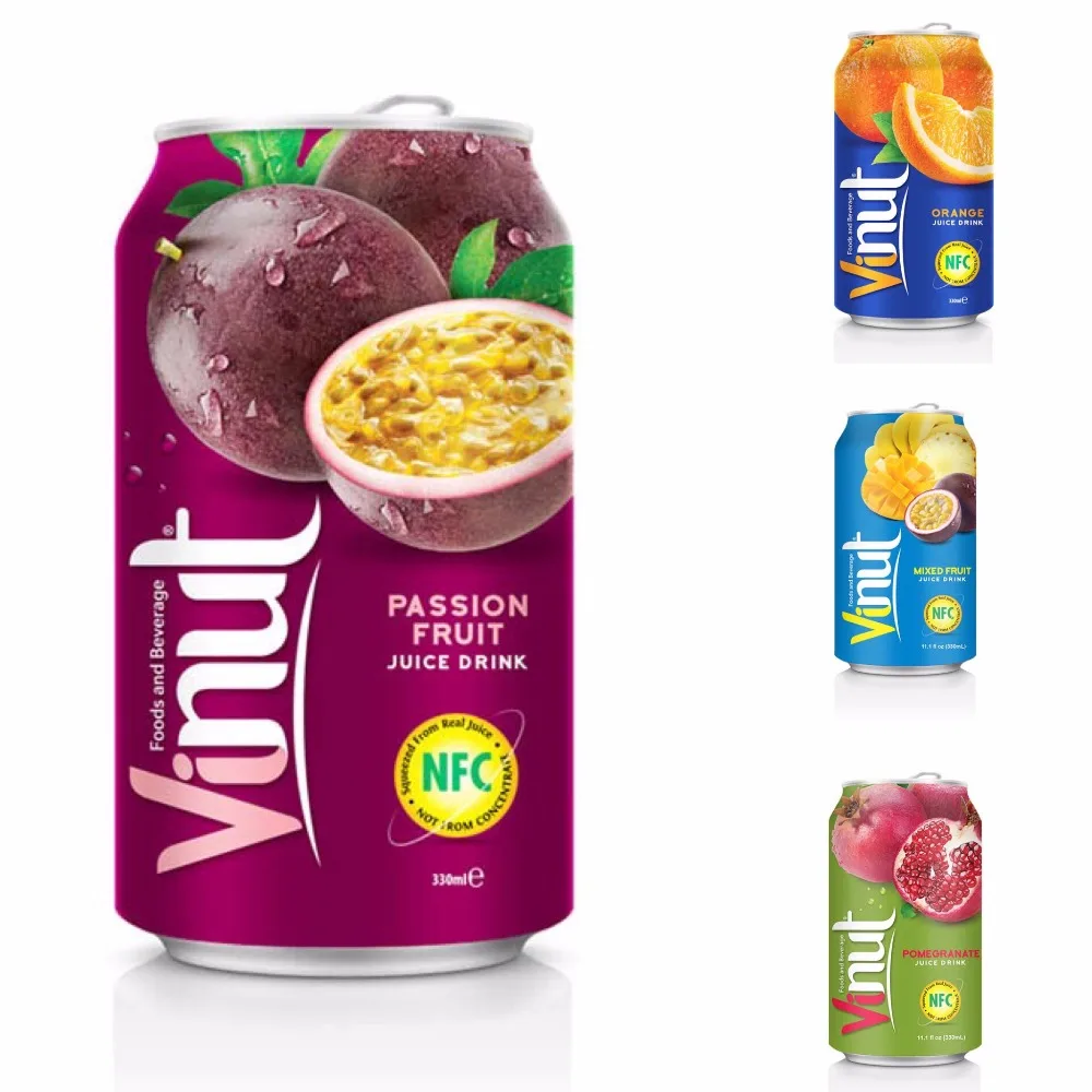 330ml vinut fruit juice passion fruit juice drink wholesale