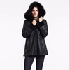 New Brand Fashionable sheep fur lined long sheepskin coat for women