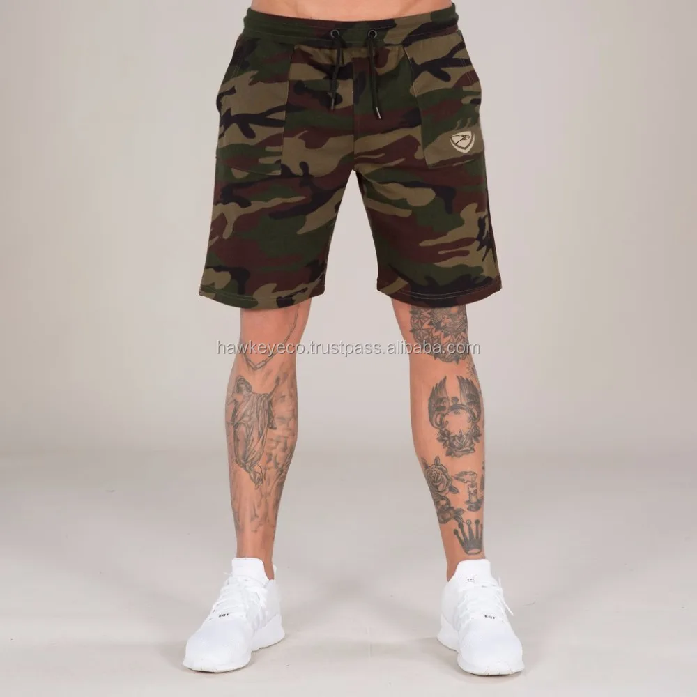 camo swim shorts